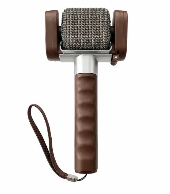Electric braai brush with a stainless roller head